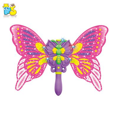 China Outdoor Summer Kids Light and Music Toys Animal Magic Wand Butterfly Bubble Machine Toy Light Up and Music Bubble Gun Cartoons for sale