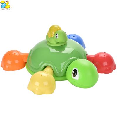 China Bath Toys Children's Bath Turtle Toy Set Turtle Baby Bath Water Game Swimming Toy for sale