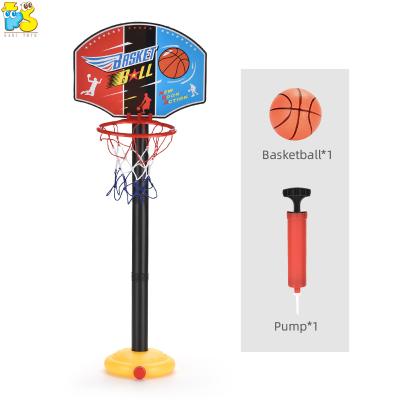 China Basketball Toys Kids Basketball Rack Set Toys Lift Rack Inflatable Basketball Boy Sports Ball Frame Toys for sale