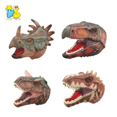 China Educational Toy Kid Role Playing Dinosaur Hand Puppet Animal World Story Game Tool Soft Plastic Toy for sale