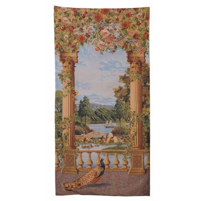 China Custom Indoor Wall Hanging Jacquard Wall Hanging Fabric Custom Tapestry for sale