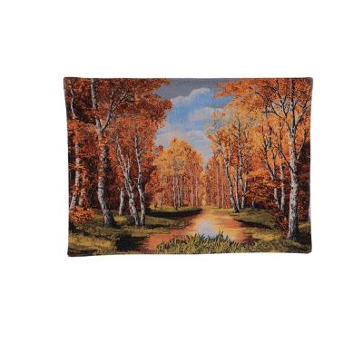 China CLASSIC Wall Hanging Floral and Landscape Woven Tapestry Blanket Tapestry for sale