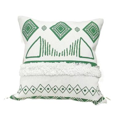 China Home Decor Sofa Pillow Boho Case Woven Tile Folded Case for sale