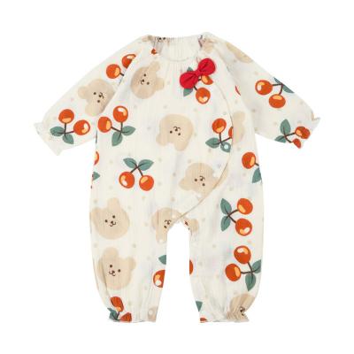 China Casual New Hot Sales onesie Custom Print Infant Baby Pajamas Soft Breathable Baby clothes leisure pure cotton Baby Rompers for sale