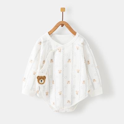 China Casual Baby onesie organic cotton blank baby clothes 1-3 years boys dropshipping animal girl rompers high quality long sleeve bodysuit for sale