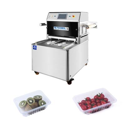 China Nitrogen Filling MAP Packaging Machine , Vegetable Fruit Vacuum Sealer for sale