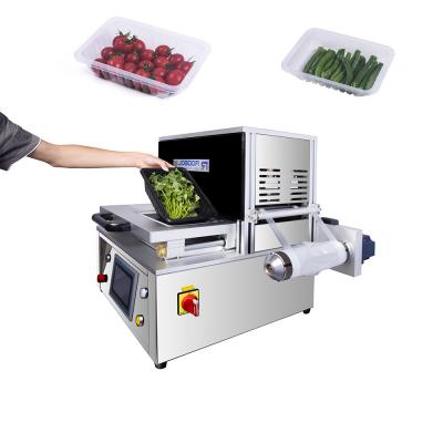 China Grain Table Top Tray Sealer Industrial Vacuum Sealer Machine 304 Stainless Steel for sale