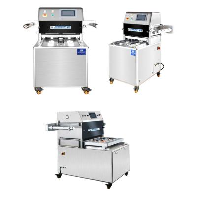 China Tray Vacuum Skin Packaging Machine Modified Atmosphere Free Standing Style for sale