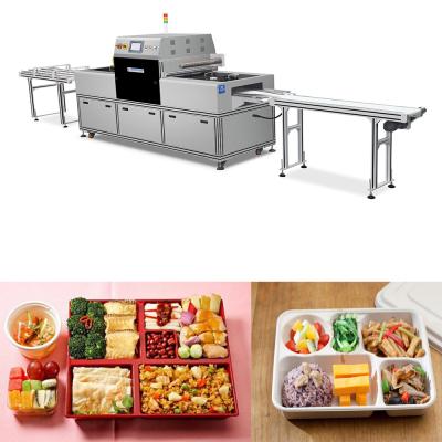 China Ready Meal Map Packaging Equipment Full Automatic Food Packing Machine for sale