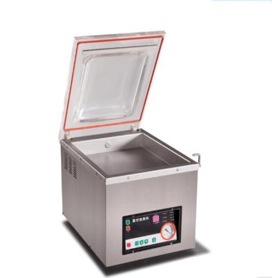 China ISO9001 Desktop Stainless Pneumatic Durian Vacuum Packing Machine 0.9KW for sale