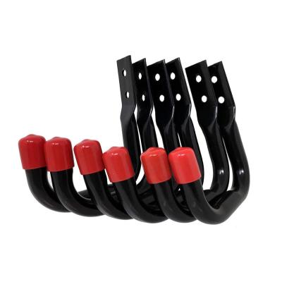 China GR9007 Heavy Duty Garage Storage Stocked Utility Hooks, Color Black, 6 Per Pack for sale