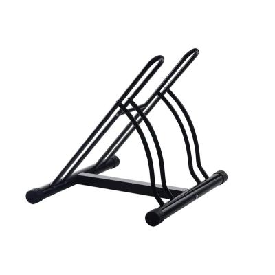 China GR9010 2 Bike Stored Bicycle Floor Parking Adjustable Storage Racks for sale