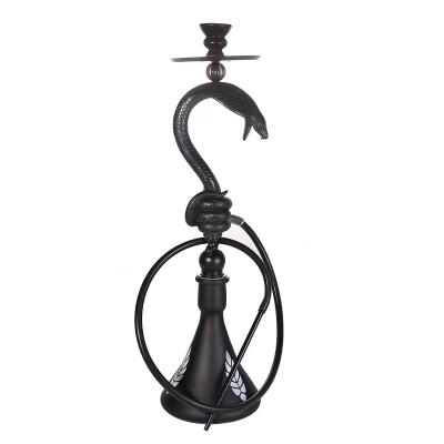 China Hot Selling New Style Hookah Large Large Cool King Shisha Resin Snake Cobra Hookah Fantastic Luxury High Quality Gift for sale