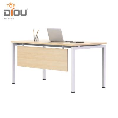 China Good fashion prices china l form 4 person modern black white office furniture computer desk executive table for office workplace tables for sale