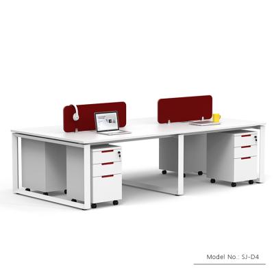 China Modern Fashion China Office Furniture Melamine Desks for sale