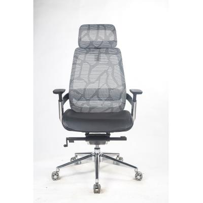 China Office Furniture PU LeatherErgonomic Luxury Executive Office Chair Black Luxury Chair for sale