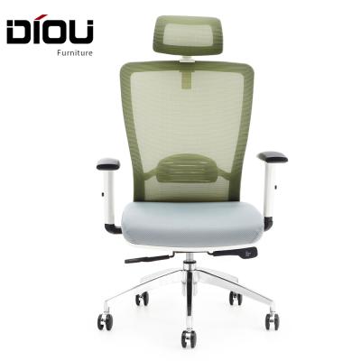 China Executive Chair PU Lift Armrest With Low Comercial Aluminum Desk Chair For Manager In Office for sale