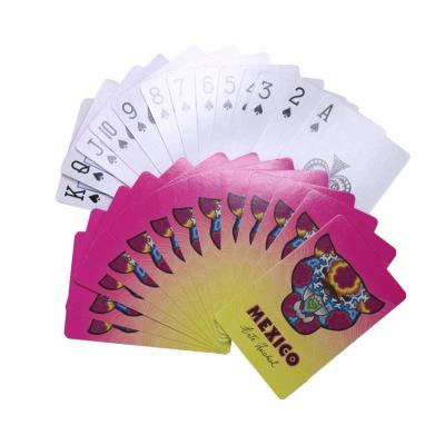 China Plastic Waterproof Poker Playing Cards Playing Card Paper Suit for sale