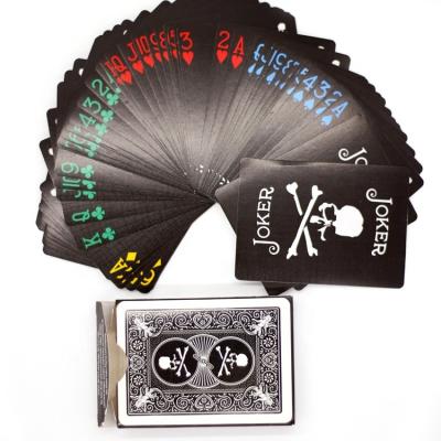 China Black Core Poker Paper Playing Card 54 Pieces Customized Free Sample Game Card for sale