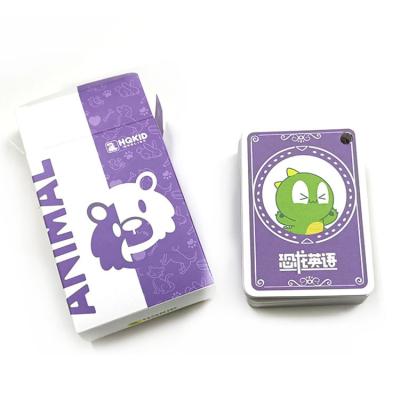 China Learning Card Color Printing Paper Educational Kids Paper Flash Cards for sale