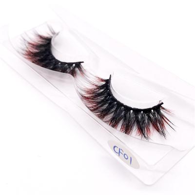 China Wholesale Faux 3D Crisscross Mink Eyelashes Private Label Custom Eyelash Box Packaging 25mm 3D Fluffy Tapered Mink Eyelashes for sale