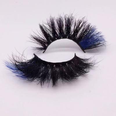 China Criss-cross Beautiful Popular Cruelty Free Mink Colorful Brand Eyelashes With Packaging Box 100% Wholesale for sale