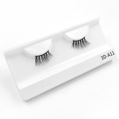 China Crisscross short mink lashes black lashes cruelty free 3d mink lashes lashes wholesale seller for sale