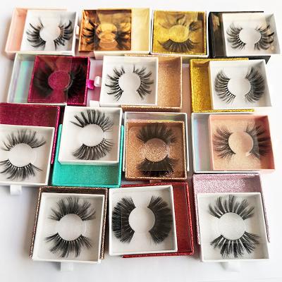 China Wholesale Individual Natural Long 5D Mink Eyelashes 3D Mink Lashes 100% Real Mink Synthetic False 3d Eyelashes for sale