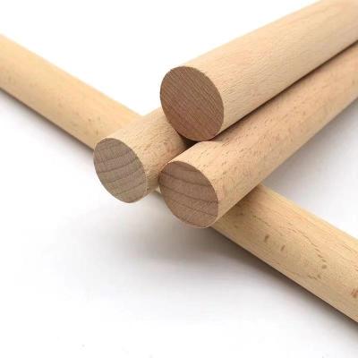 China China Natural Round Beech Wood Stick For Baby DIY Teething Toys House Crafts Model Making Wholesale for sale