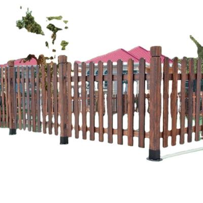 China Sustainable Solid Wood Garden Farmhouse Antiseptic Outdoor Wood Charred Yard Fence Dedicated Fence for sale