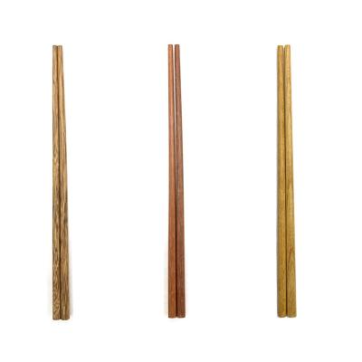 China Sustainable 10 Pair / Set Japanese Reusable Chopsticks Natural Wooden Chinese Chopsticks for sale