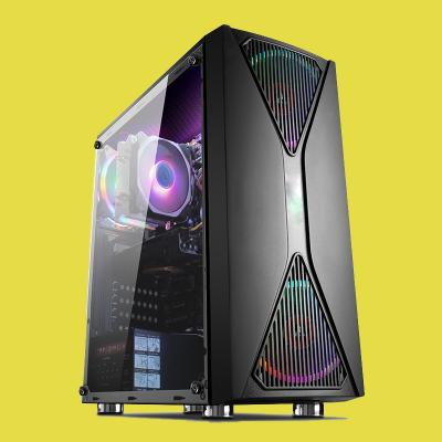 China 180C1-ACX ATX ATX Computer Gaming PC Gaming PC Desktop Case High Quality Micro Tower Desktop PC AUDIO Plastic Steel Case for sale