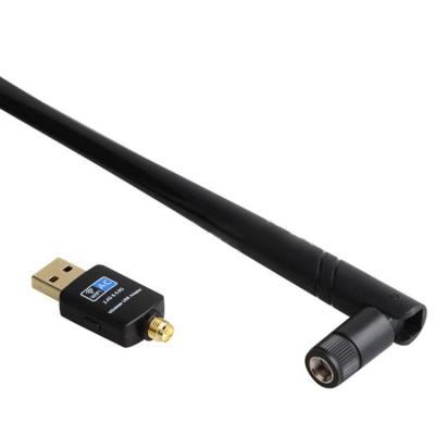 China Laptop/PC/Desktop/TV Wifi 2.4ghz/5.8ghz 2.0 150m Dual Band Wireless Network Card Usb With Rotatable Antenna For Laptop PC Wireless Network Cards for sale