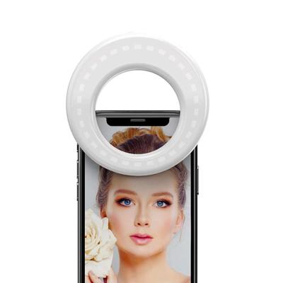 China Portable Instant Photography Beauty Clip Light ABS Beauty Lights Camera Cell Phone LED Selfie Ring Light ABS for sale