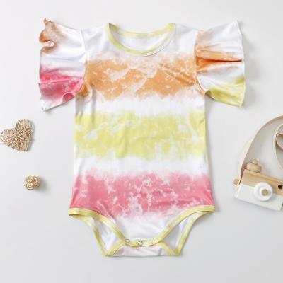 China Eco-Friendly Washable Breathable High Quality Sleeveless Rompers Substantial Clothes Newborn Babies Rompers Silk Baby Boutique for sale