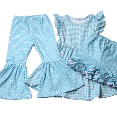 China Children's simple control clothing three-piece sets of casual summer new girl's suit big girl for sale