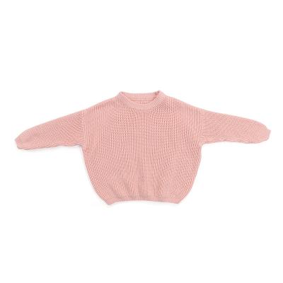 China OEM Plus Size Customized Casual 100% Cotton Knitted Baby Sweater Winter Worm Hot Selling Jumper for sale