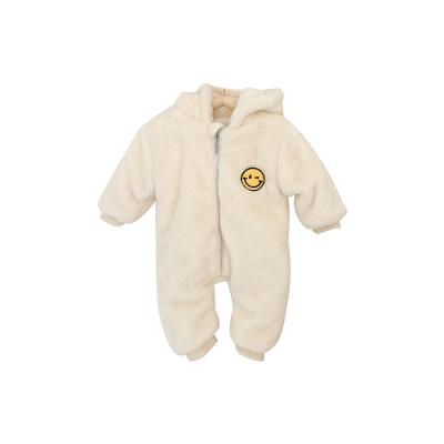 China 100% Newborn 100% Newborn Quilted Baby romper sale nc winter arctic velvet double cotton warm korean style unisex smile for sale