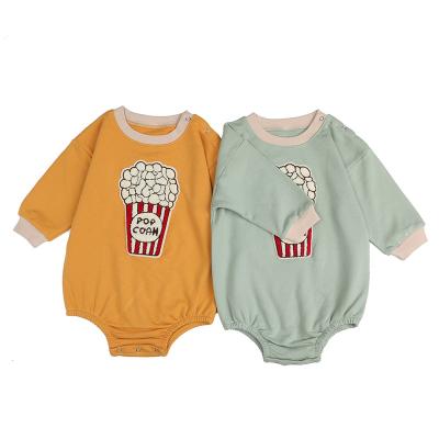 China 100% Cotton Baby Spring Clothes Autumn Sleepsuit Quantity Custom Pop Romper Corn Unisex Item for sale