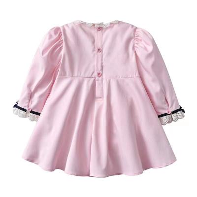 China 2022 Anti-wrinkle spring and autumn princess long sleeve dress female foreign 0-2 year new cartoon dress 0-2 year old for sale