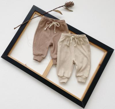 China Autumn Kids Pants Children Spring Breathable New Arrivals Soft Fabric Ribbing Cotton Fashion Rocket Pants for sale