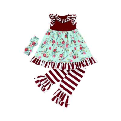 China 2022 Summer Casual New American Clothing Baby Kids Clothes Toddler Girl Dress Set Sets for sale