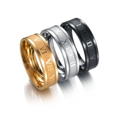 China Trendy NEW Design Trendy Simplify Wedding Rings For Men's Personality Customized Shiny Rings Jewelry Women for sale