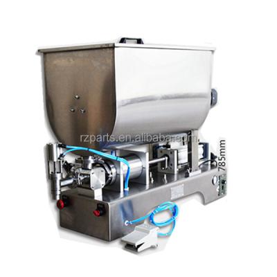 China Food factory price automatic piston liquid cream filling machine for honey oil shampoo paste sauce for sale