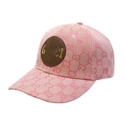 China 2021 New Famous Brand Luxury Printed Logo Patch Luxury Snap Back Hats Full Cap Leather Women Baseball Caps for sale