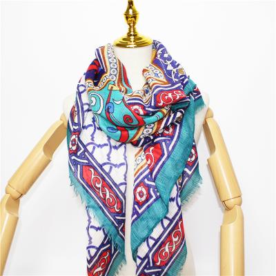 China Daily 2021 new Bohemia spring summer scarves for women cotton hijab shawl boho elegant dupatta beach wrap for sale