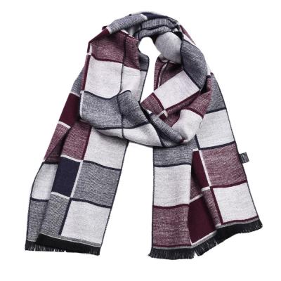 China 2021 New Arrival Mens Muffler Scarf Winter Cashmere Soft Smooth Feeling Neck Scarf for sale