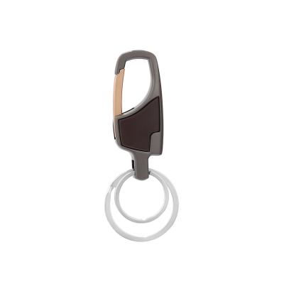 China Fasion Hot Sale Carabiner Key Chain Shape Simple Car Metal Key Ring Manufacturer in China for sale