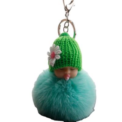 China Promotion Gift Baby Pacifier Pendant Doll Soft Blackpink Key Chain Toy Keychains Pendant for sale