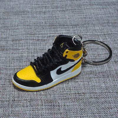 China 2021 new 3d plastic sneaker key chain jordan sneaker key chains wholesale and dropshipping for sale